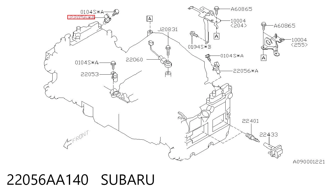 22056AA140 Subaru Sensor posición arbol de levas