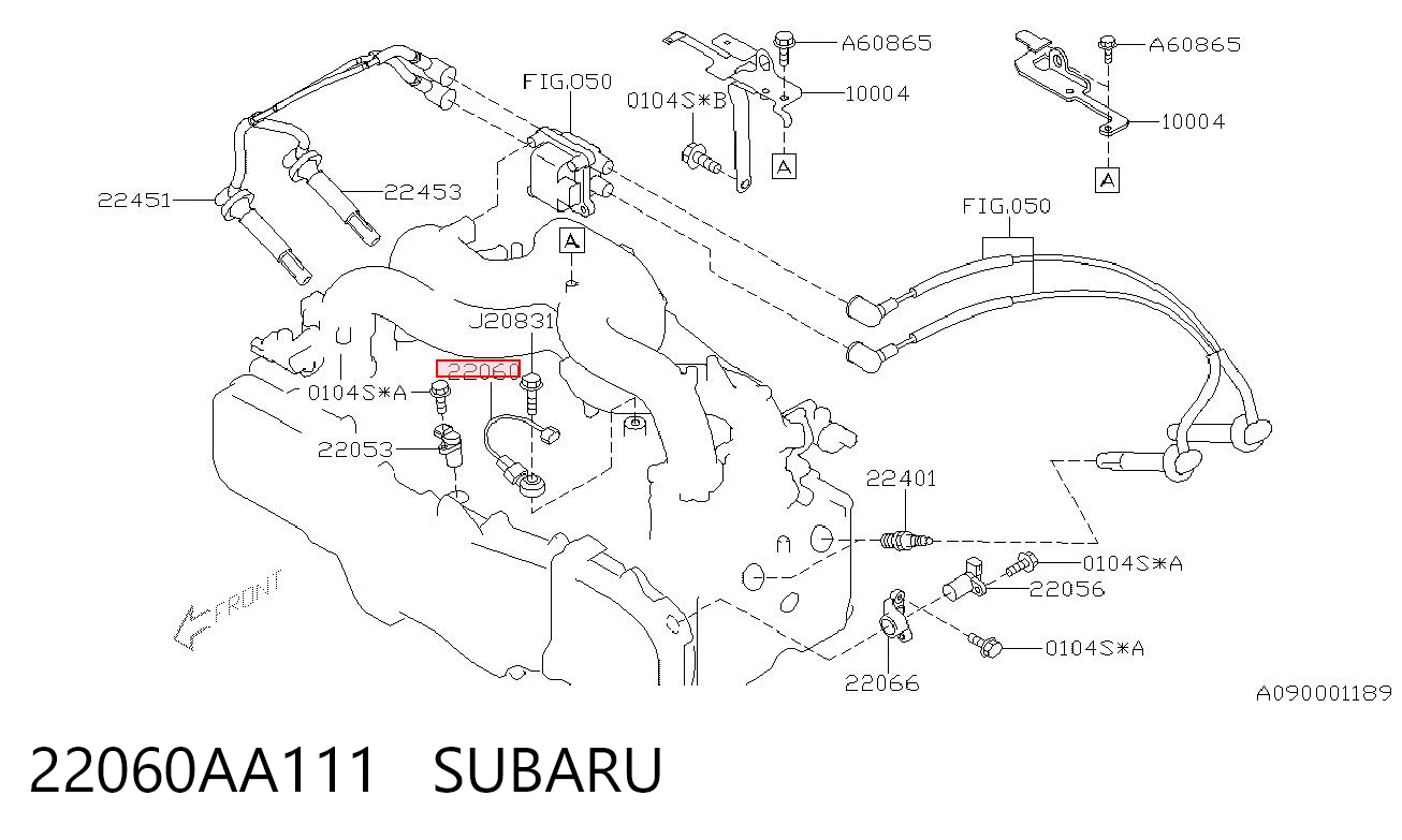 22060AA111 Subaru Sensor de detonación