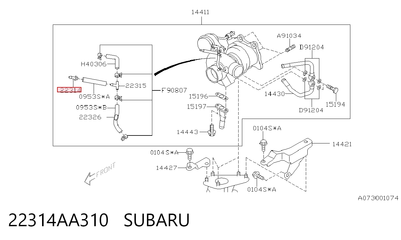 22314AA310 Subaru