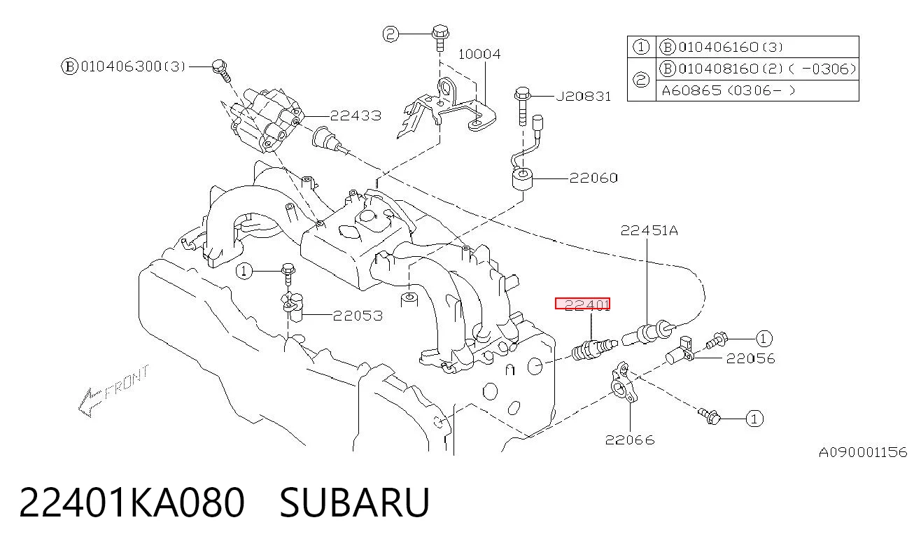 22401KA080 Subaru