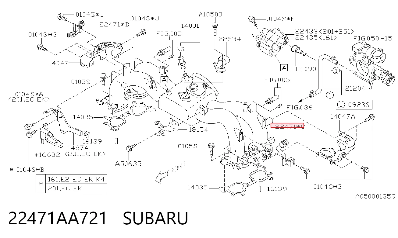 22471AA721 Subaru