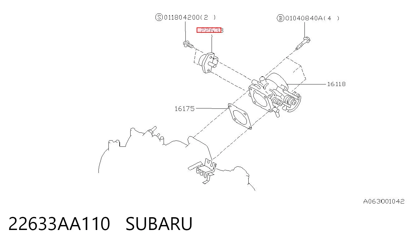  Sensor TPS Subaru Legacy 2