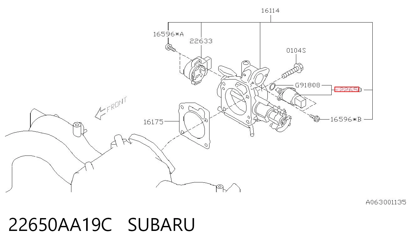 Comprar Válvula IAC Subaru Impreza II GD