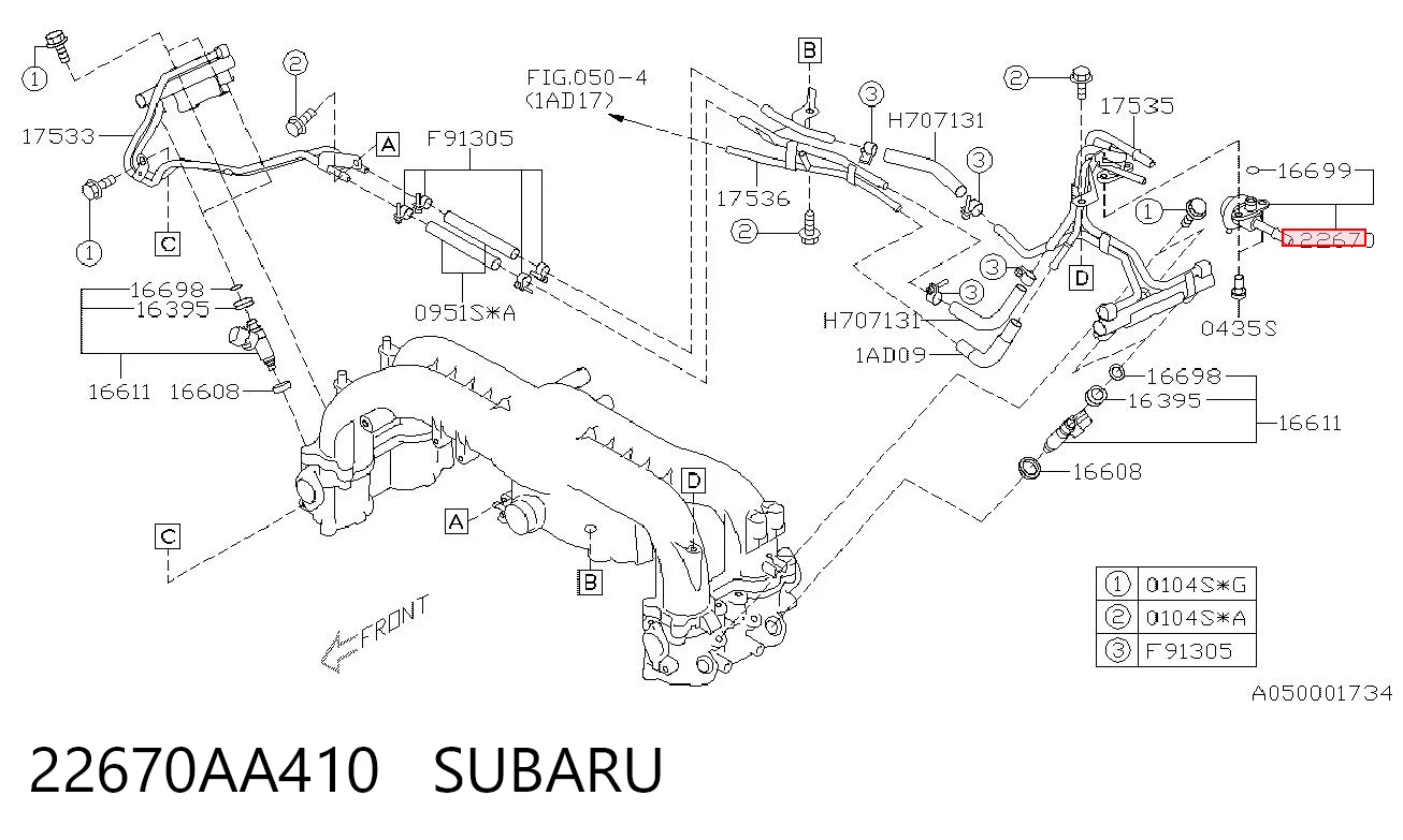 22670AA410 Subaru