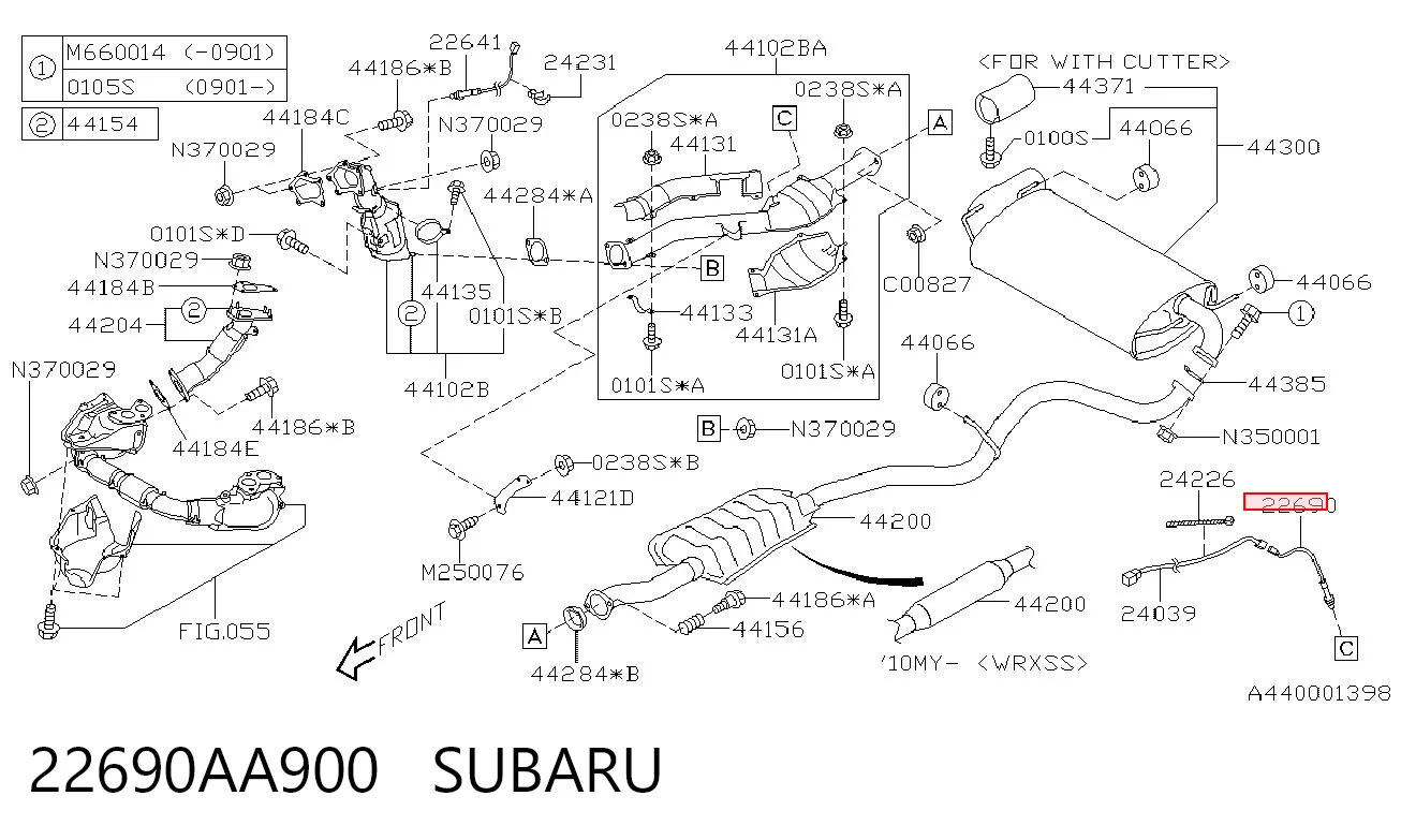 Comprar Sonda lambda Subaru Impreza III GH