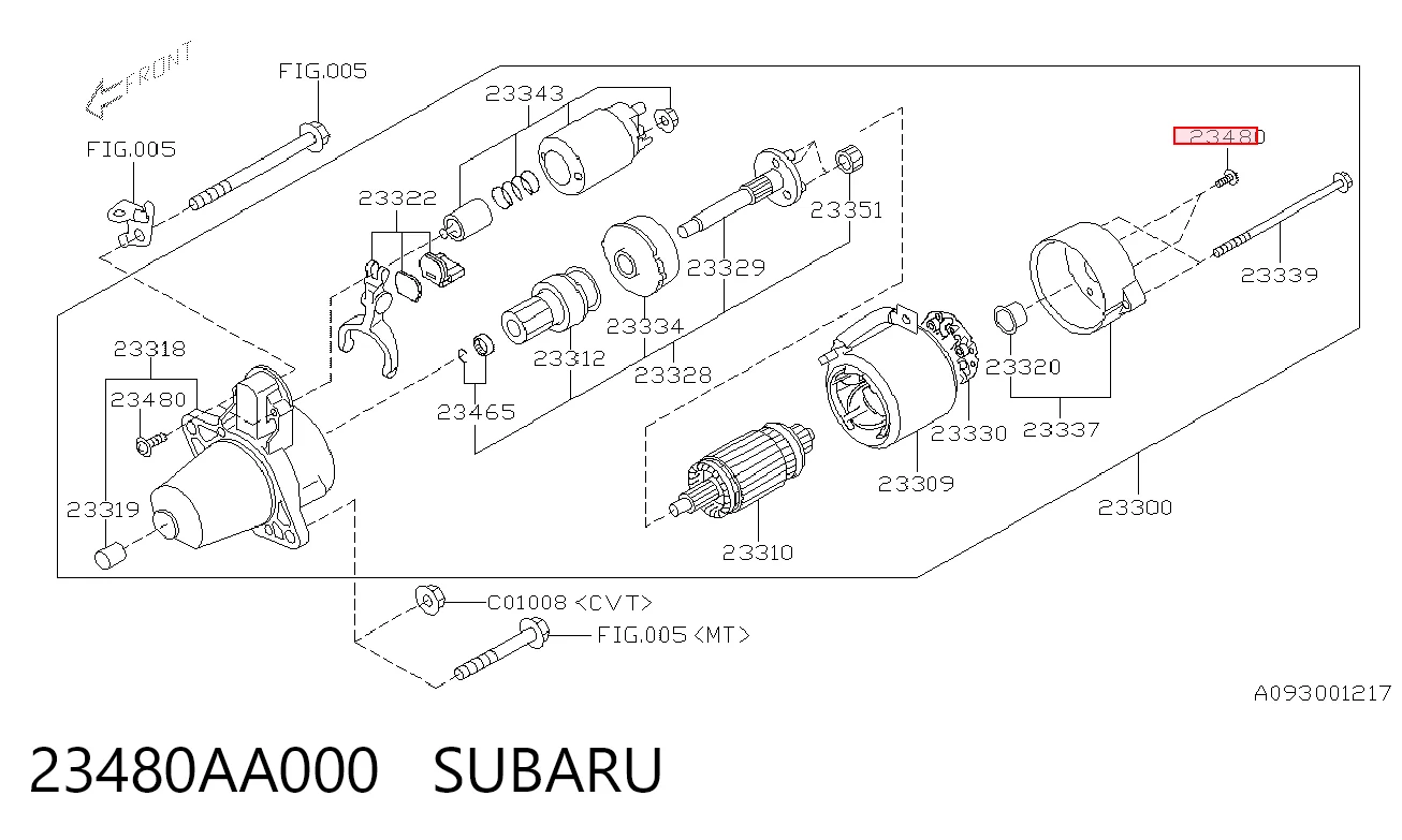 23480AA000 Subaru
