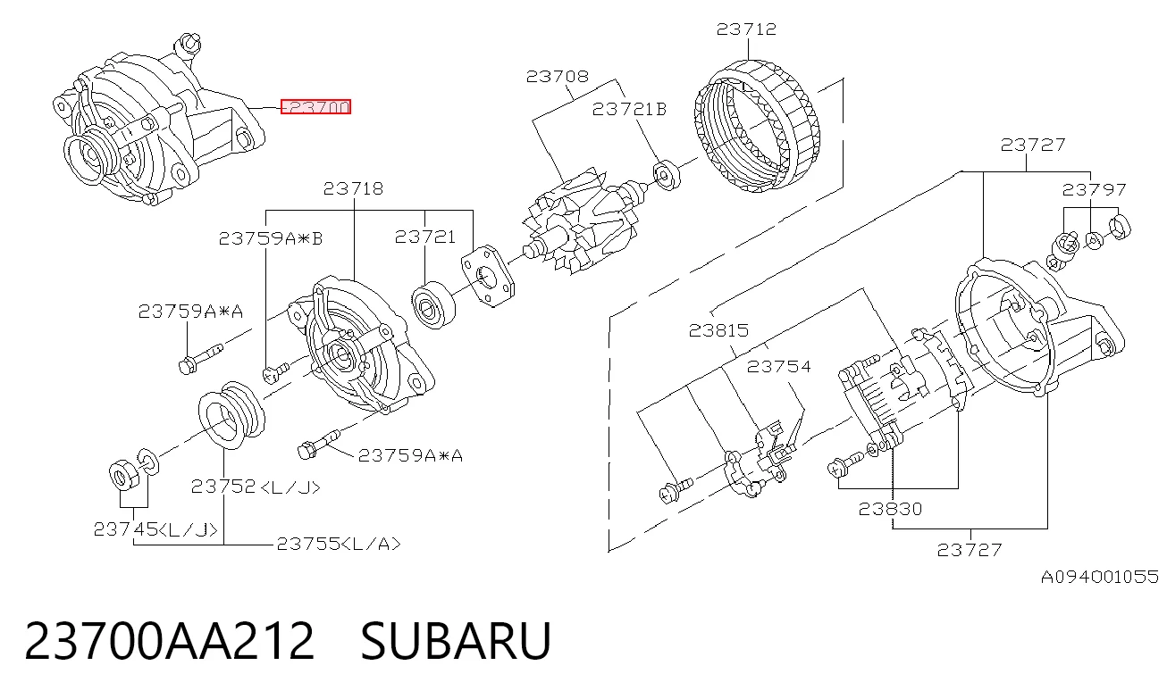 23700AA212 Subaru