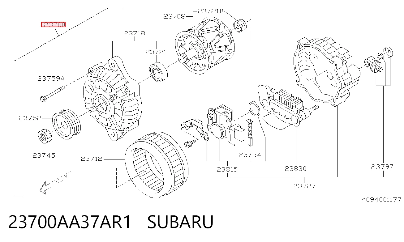 23700AA37AR1 Subaru