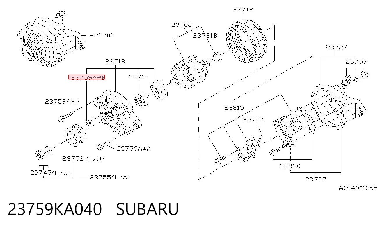 23759KA040 Subaru