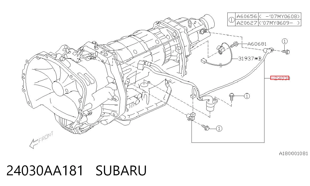 Sensor velocimetro Subaru Legacy IV sedán (B13) (2003 - 2009) precio, desde 639,79 EUR