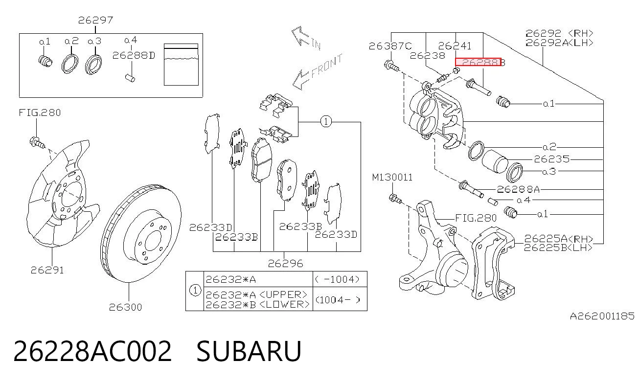 26228AC002 Subaru