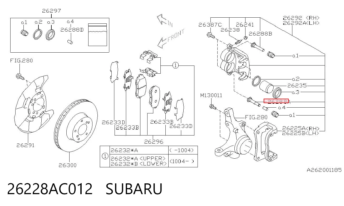 26228AC012 Subaru
