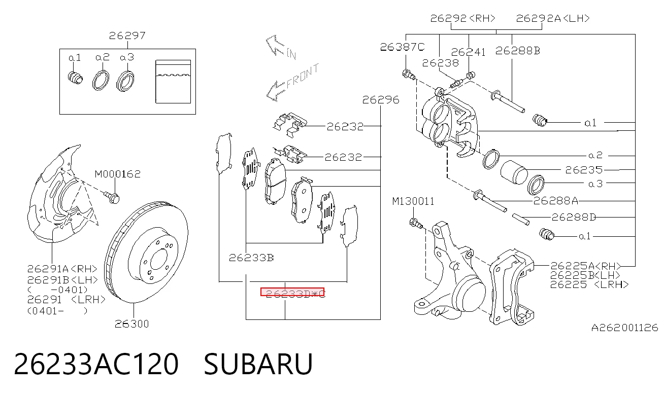 26233AC120 Subaru