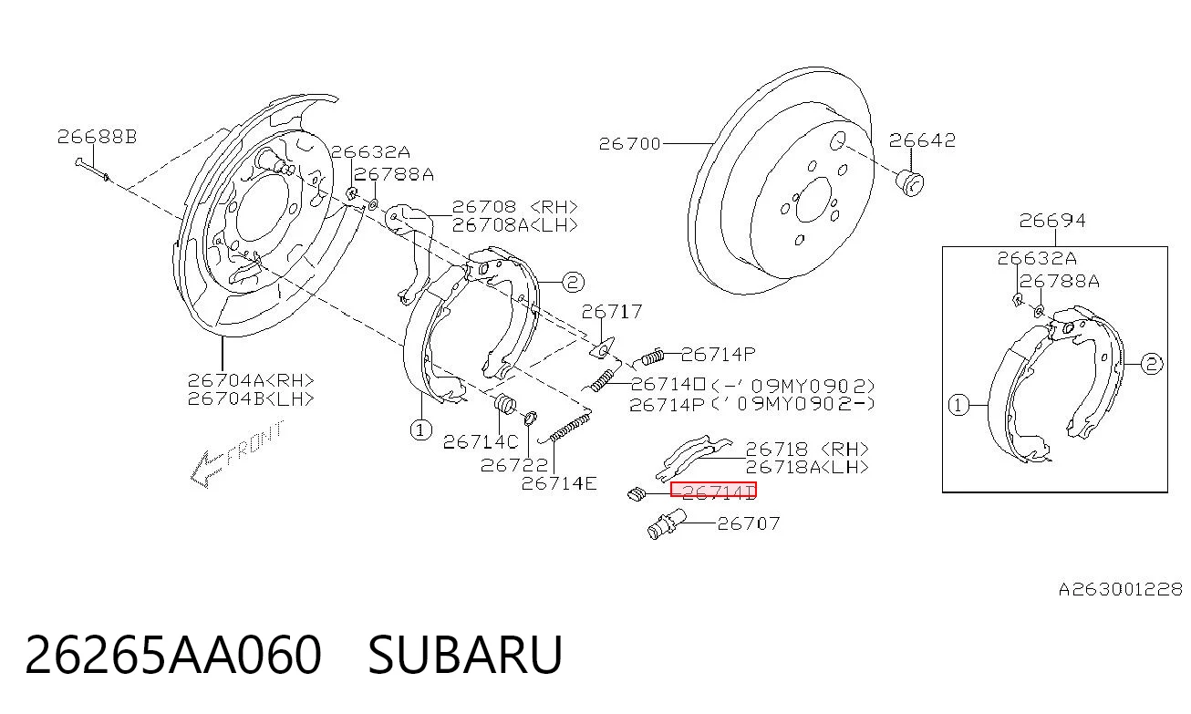 26265AA060 Subaru