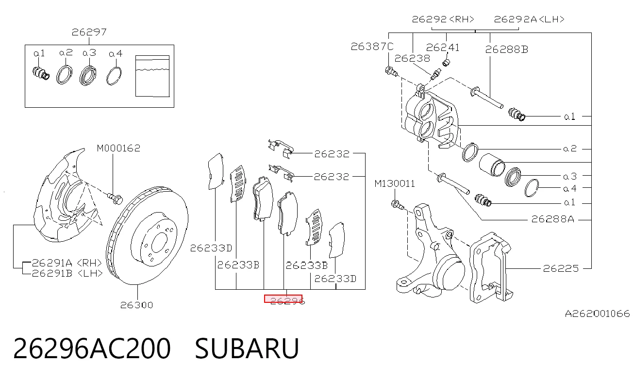 26296AC200 Subaru