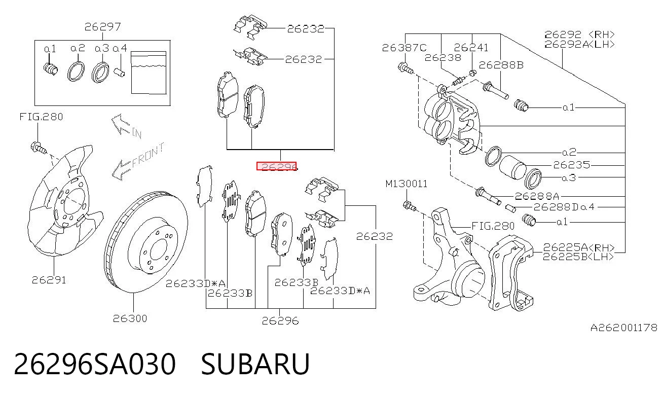 26296SA030 Subaru