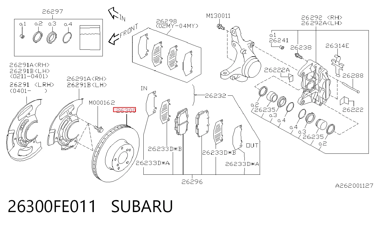 26300FE011 Subaru