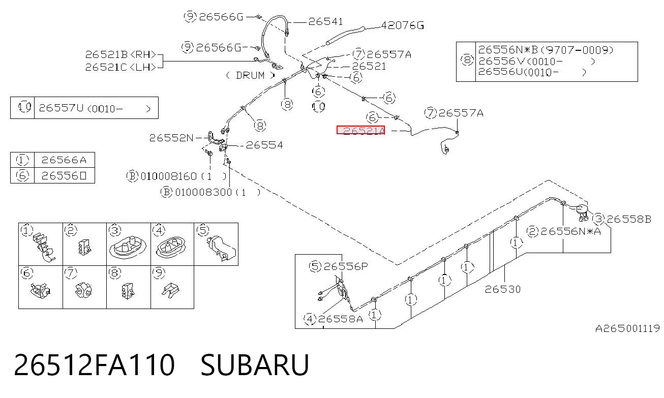 26512FA110 Subaru