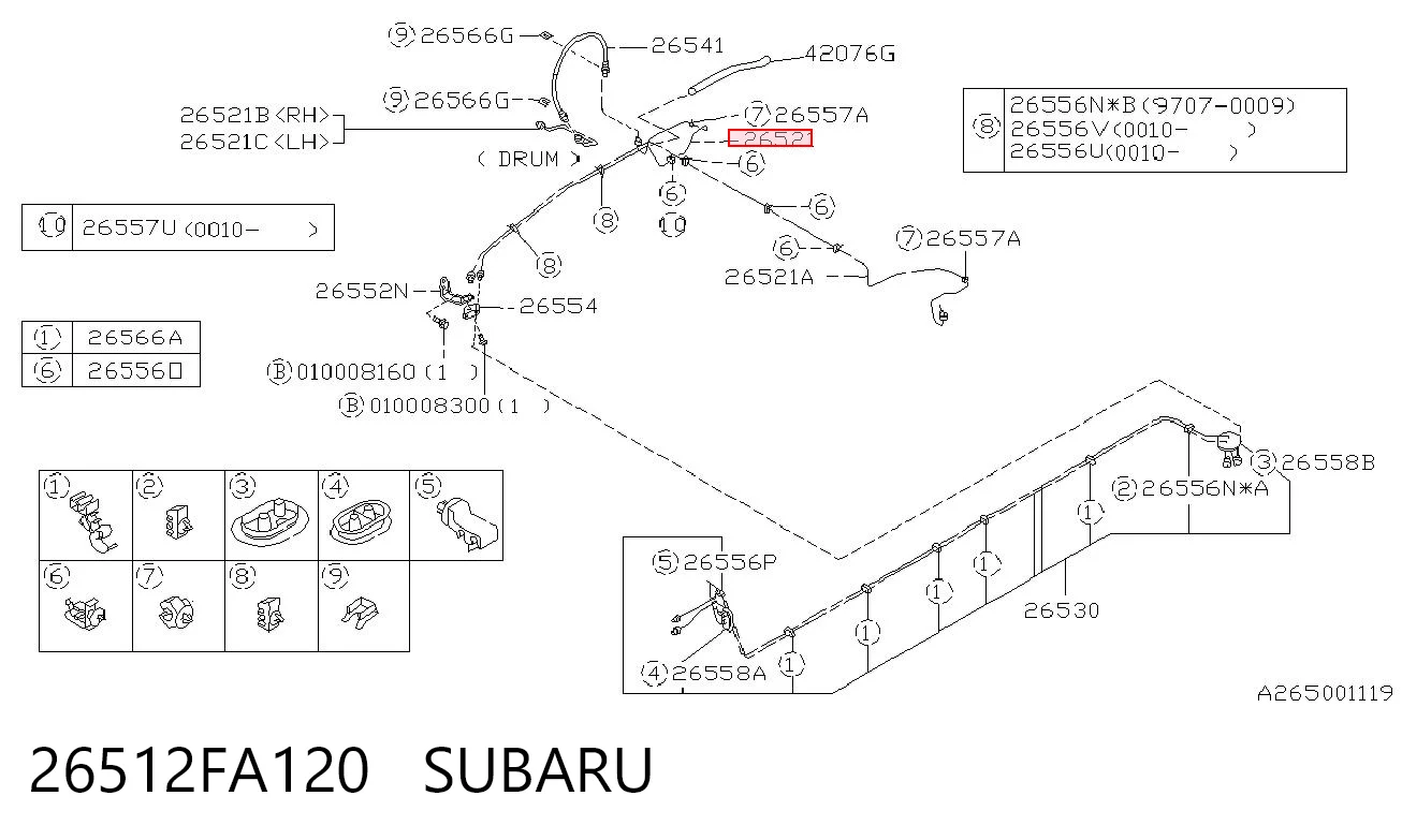 26512FA120 Subaru