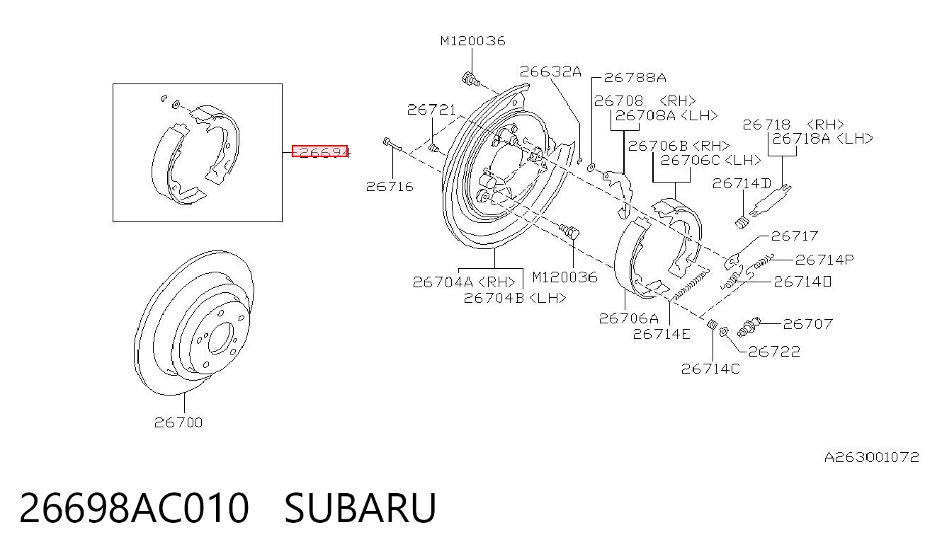 26698AC010 Subaru