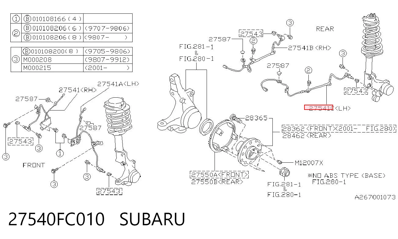 27540FC010 Subaru