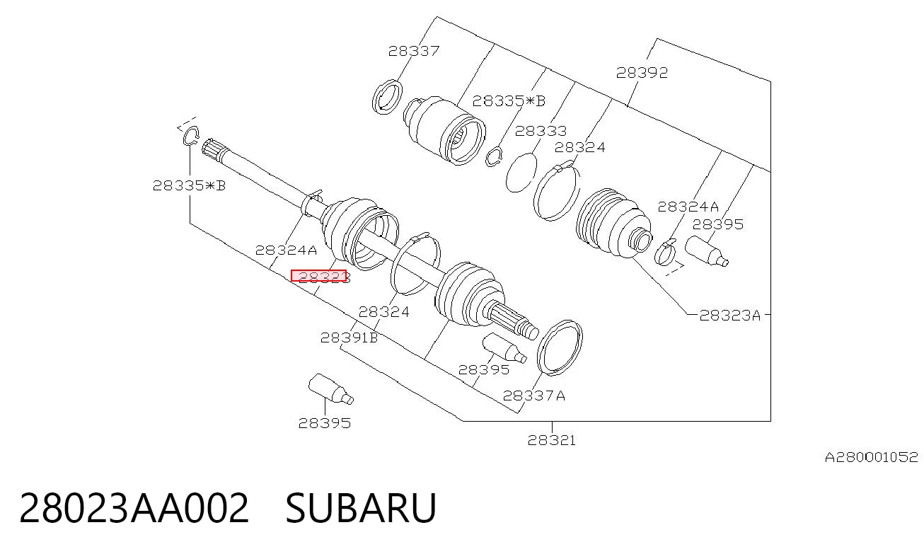 28023AA002 Subaru