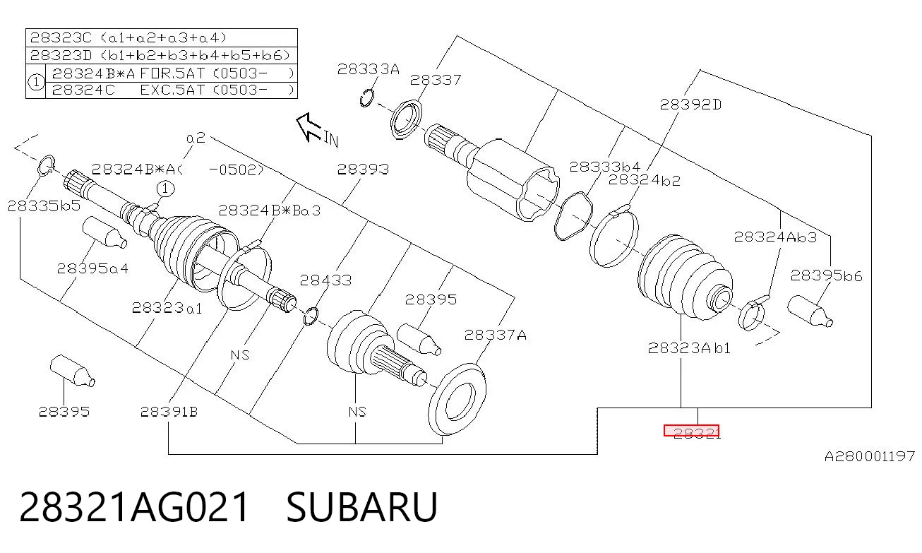 Comprar FU032 HDK Semieje delantero