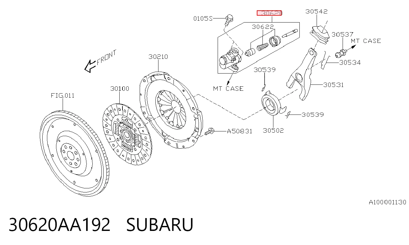 Bomba auxiliar de embrague Subaru Impreza III hatchback (GH) (2007 - 2011) precio, desde 48,46 EUR