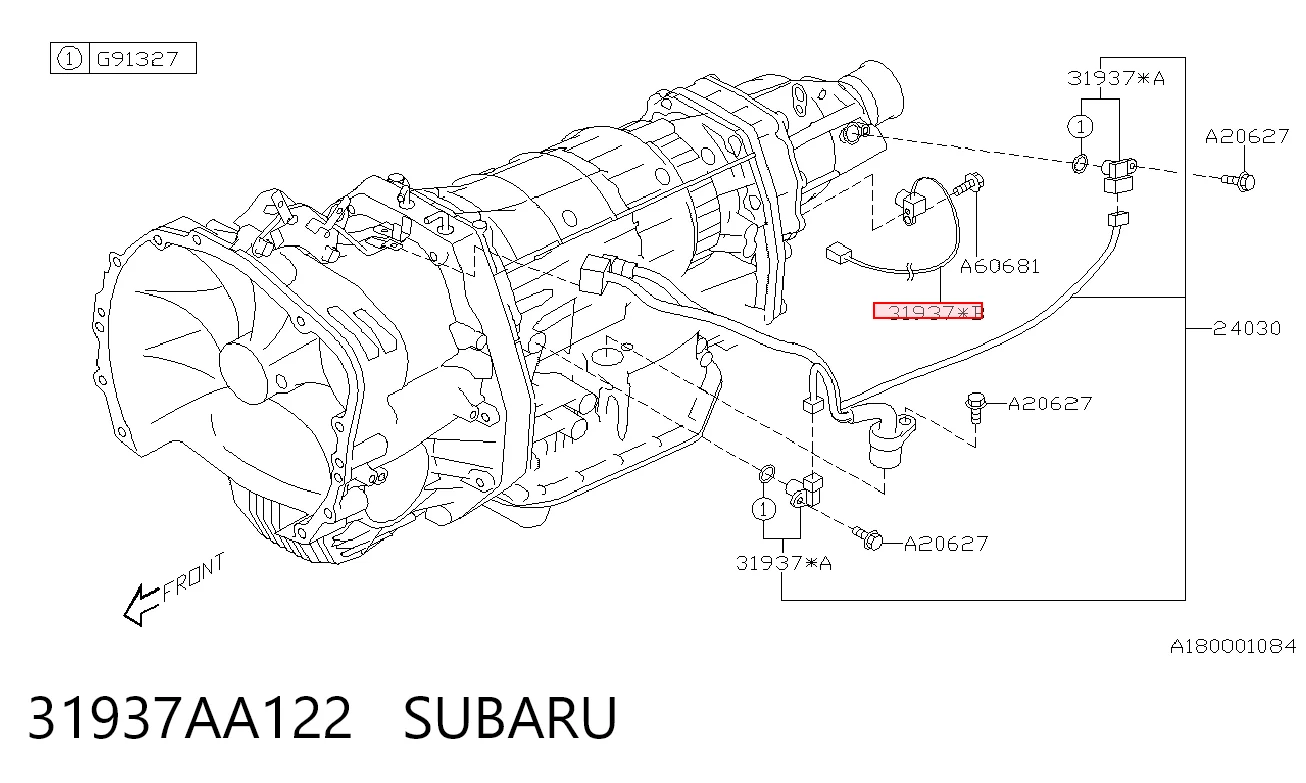31937AA122 Subaru Captador de velocidad