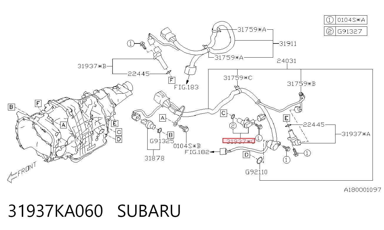 Comprar Sensor de velocidad Subaru Forester III S12, SH