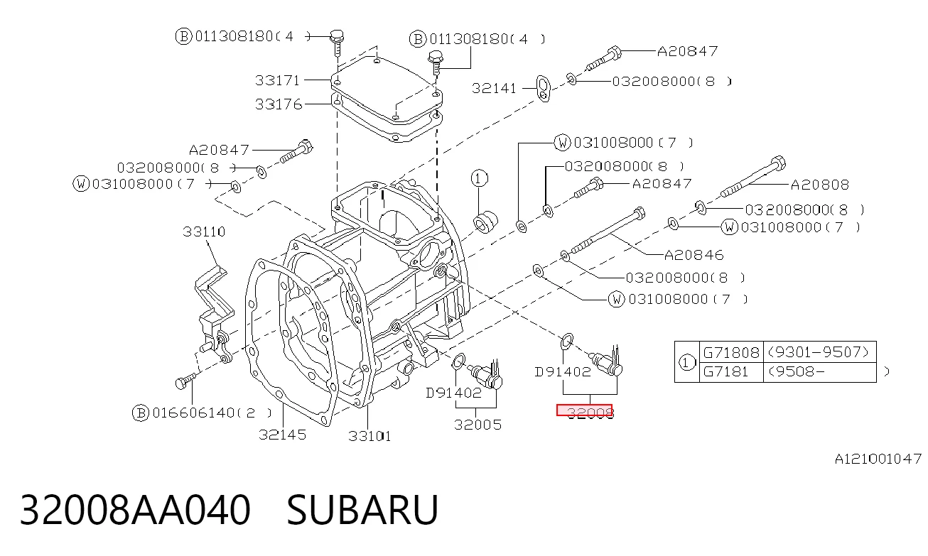 32008AA040 Subaru
