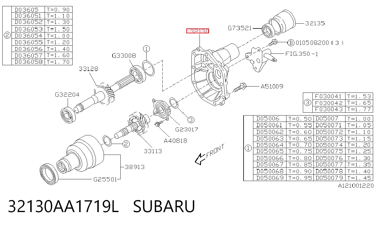 32130AA1719L Subaru