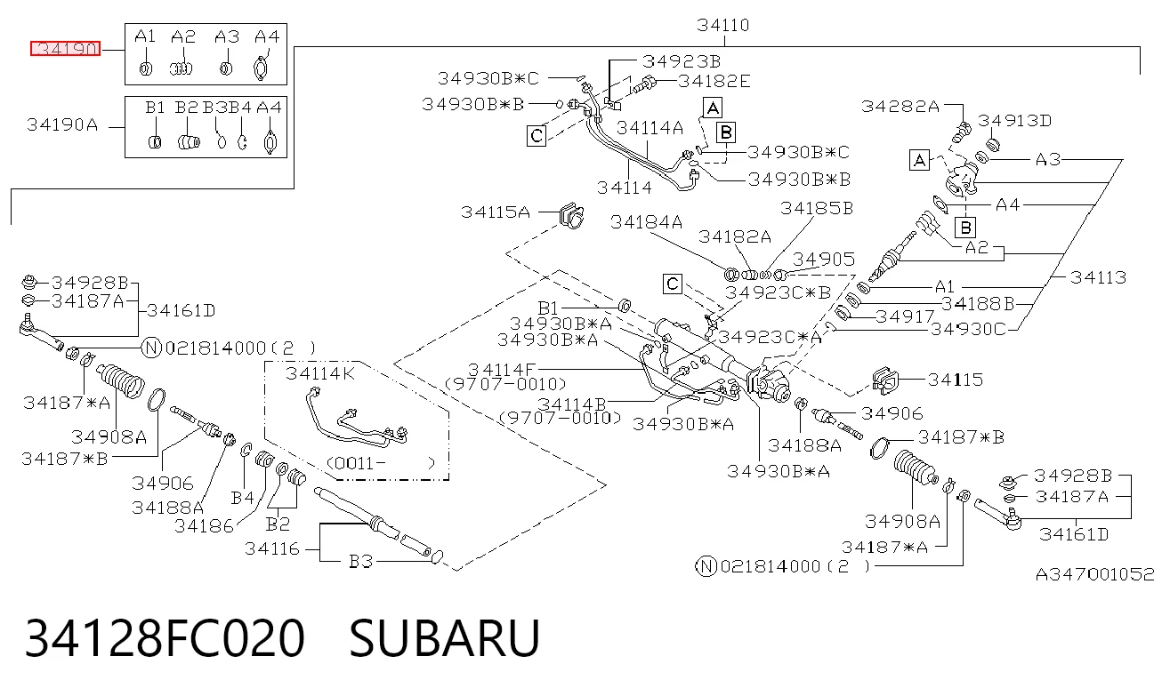 34128FC020 Subaru