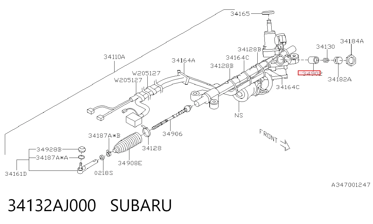 34132AJ000 Subaru
