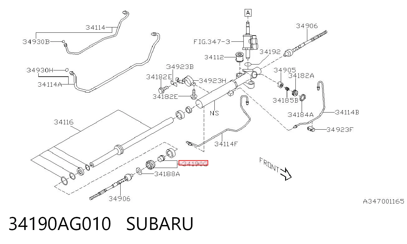 34190AG010 Subaru