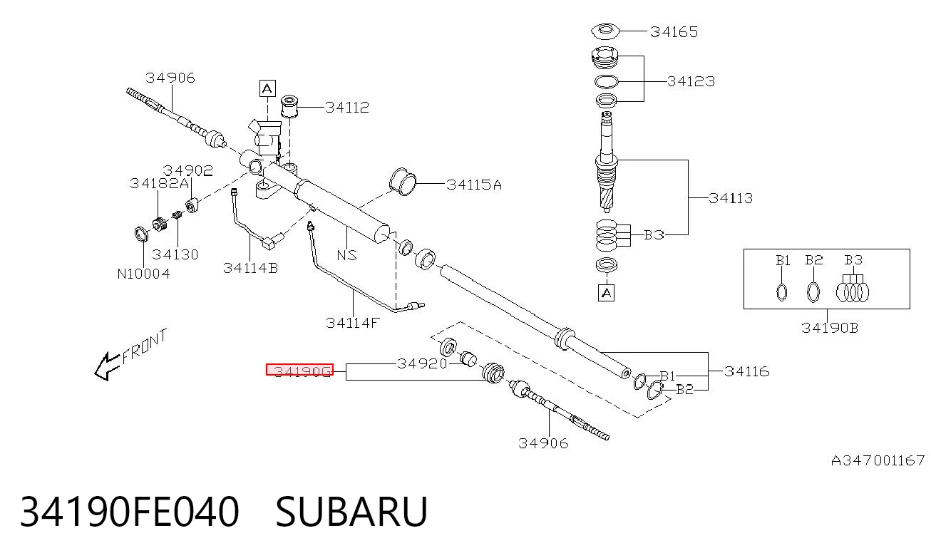 34190FE040 Subaru