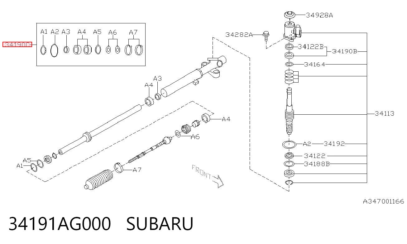 34191AG000 Subaru