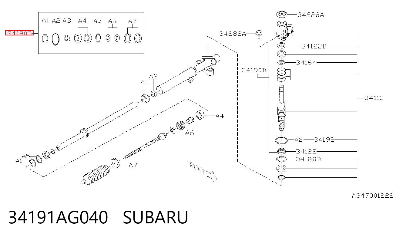 34191AG040 Subaru