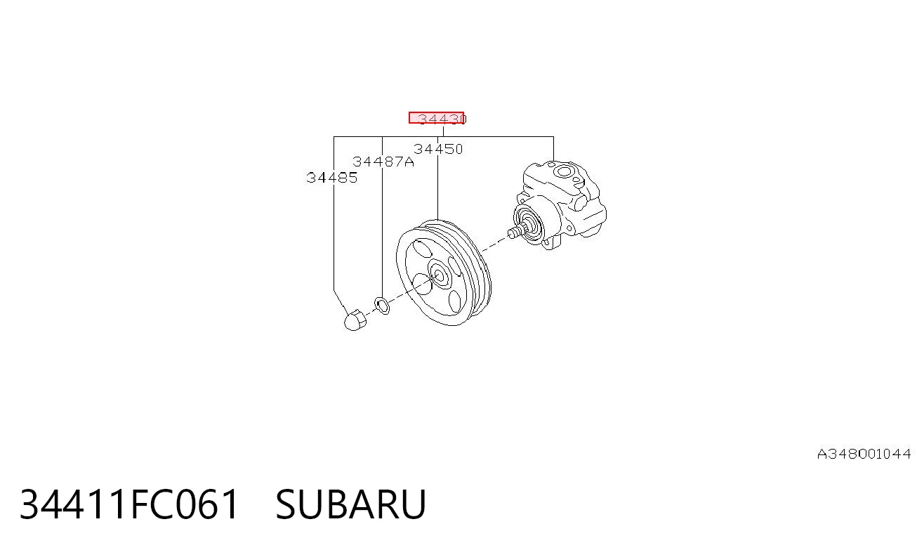 Comprar Bomba de dirección asistida Subaru Forester I S10, SF a bajo precio
