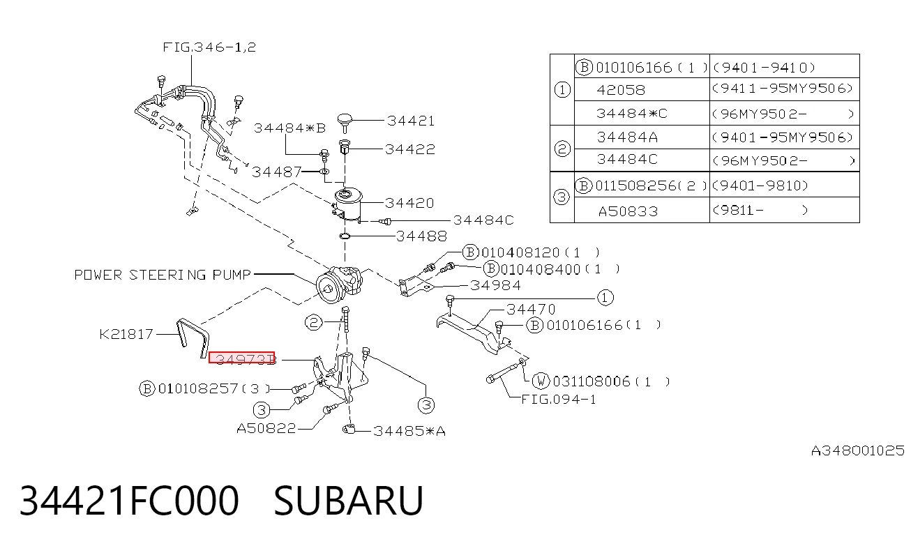 34421FC000 Subaru