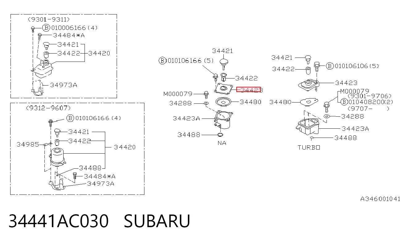 34441AC030 Subaru
