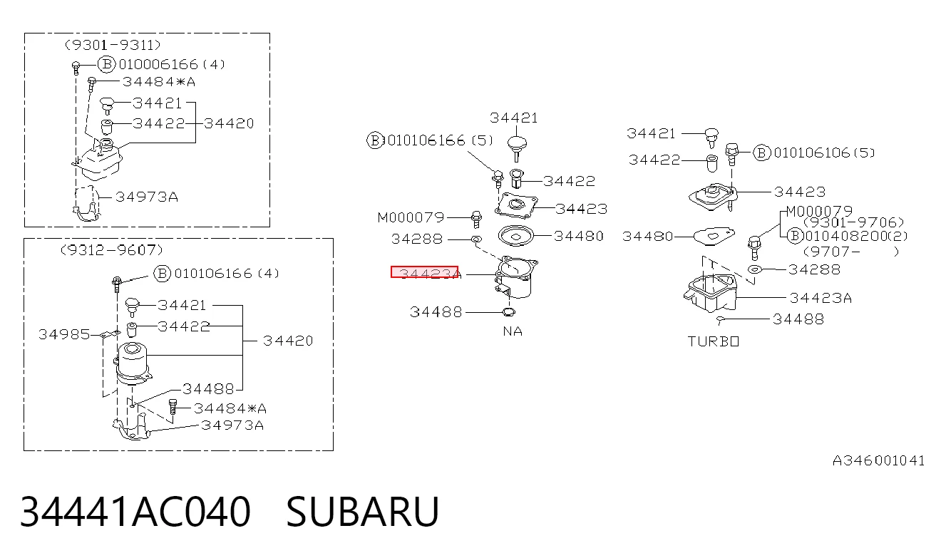 34441AC040 Subaru