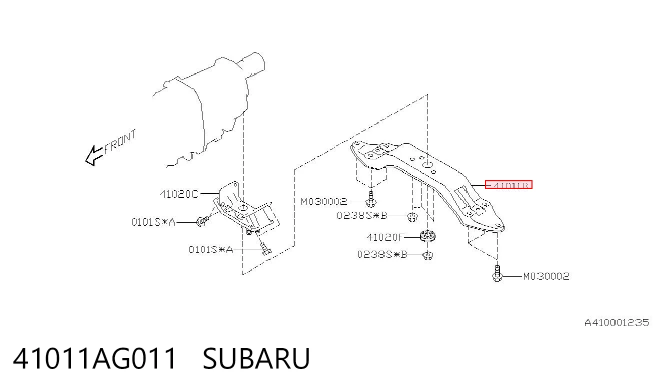41011AG011 Subaru