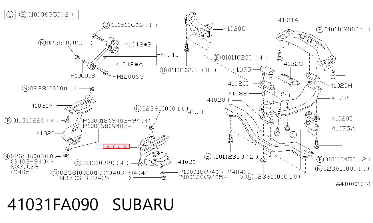 41031FA090 Subaru