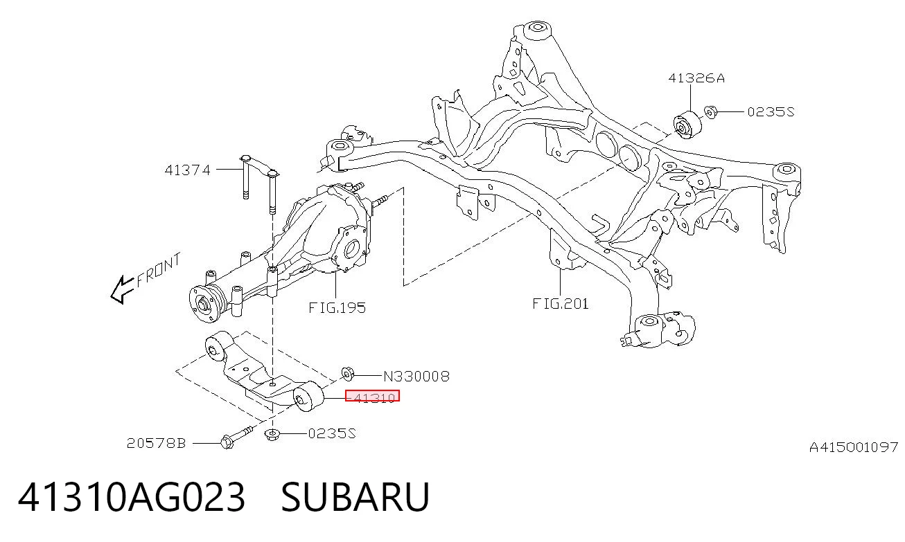 41310AG023 Subaru