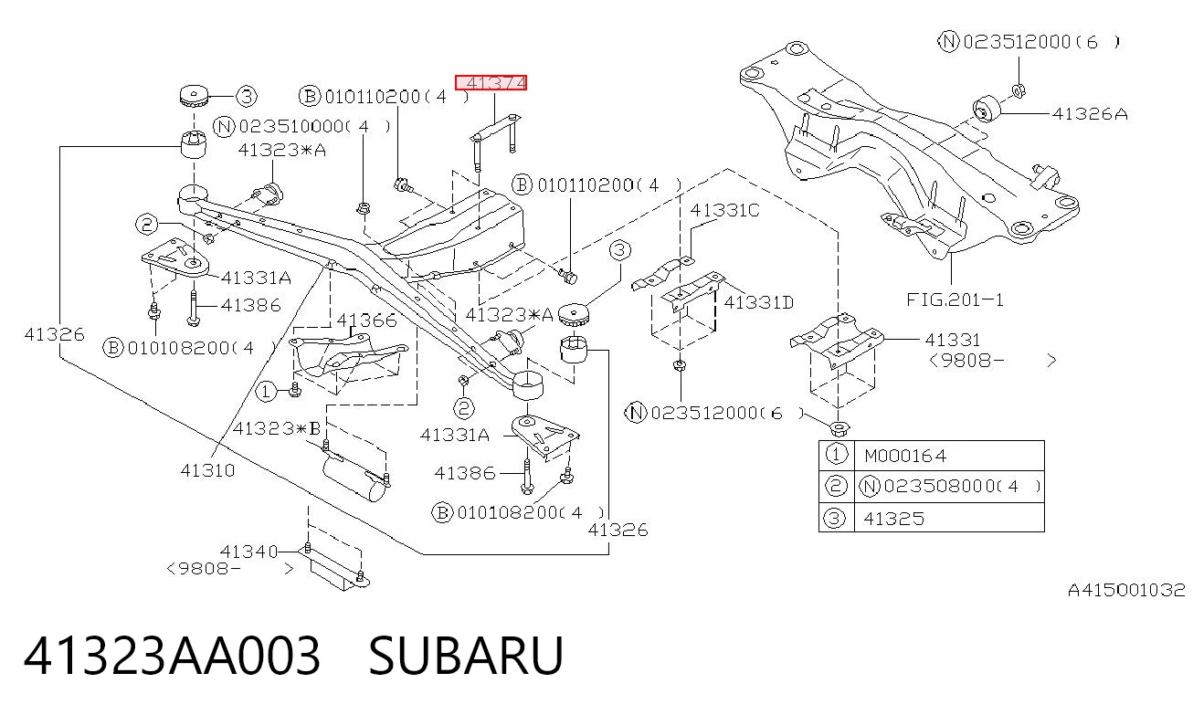 41323AA003 Subaru