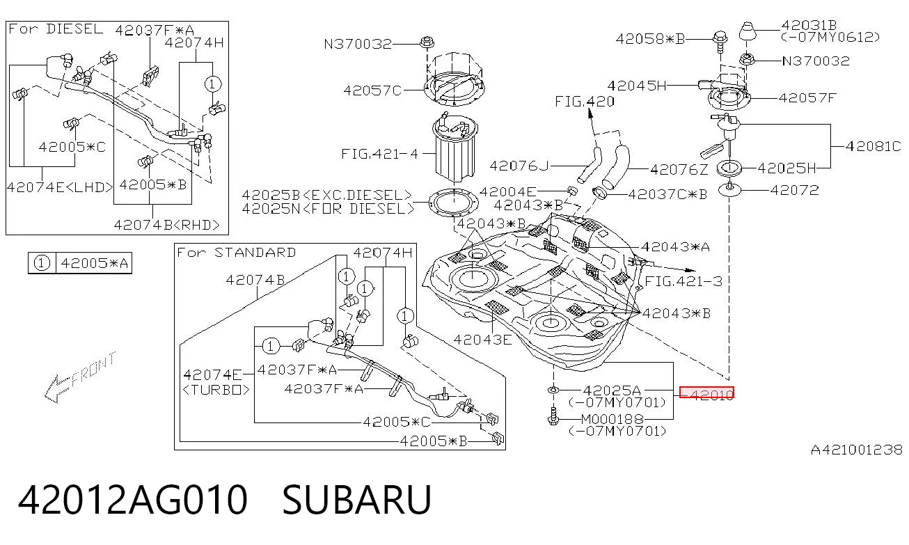 42012AG010 Subaru
