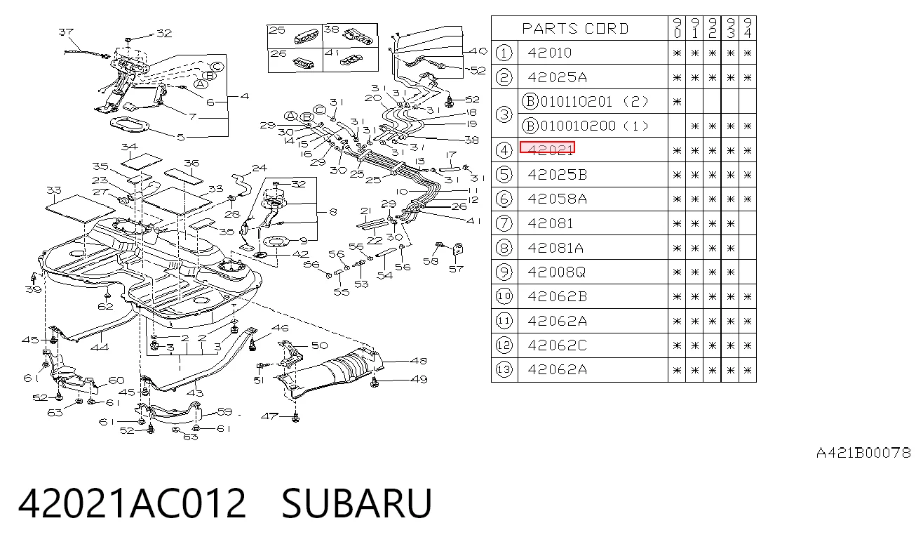 42021AC012 Subaru