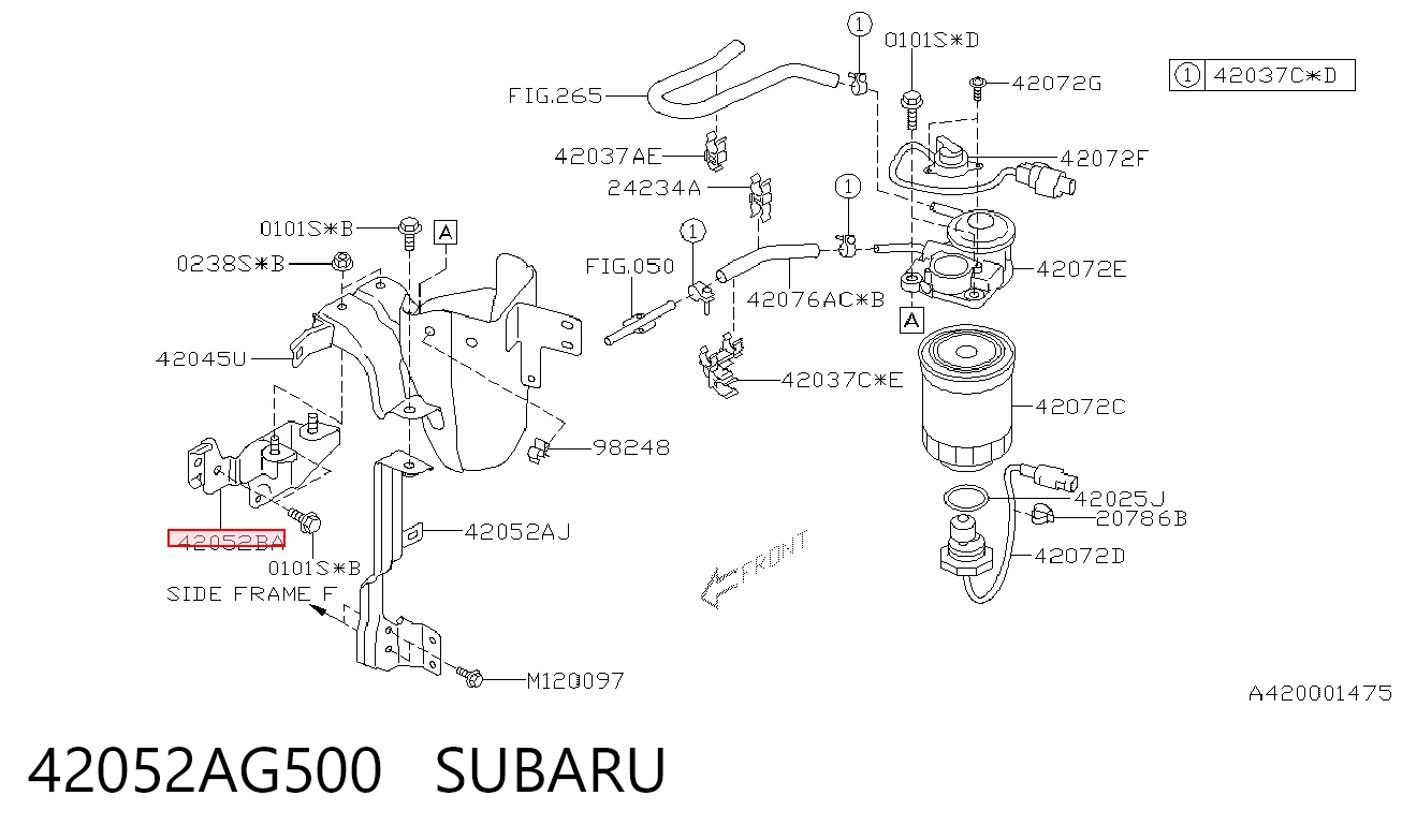42052AG500 Subaru
