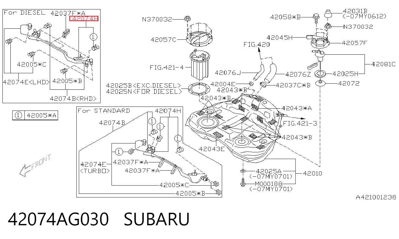 42074AG030 Subaru